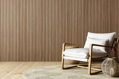 Wooden Wall Panels | Acoustic Wall Slats & Slatted Panelling - Off the ...