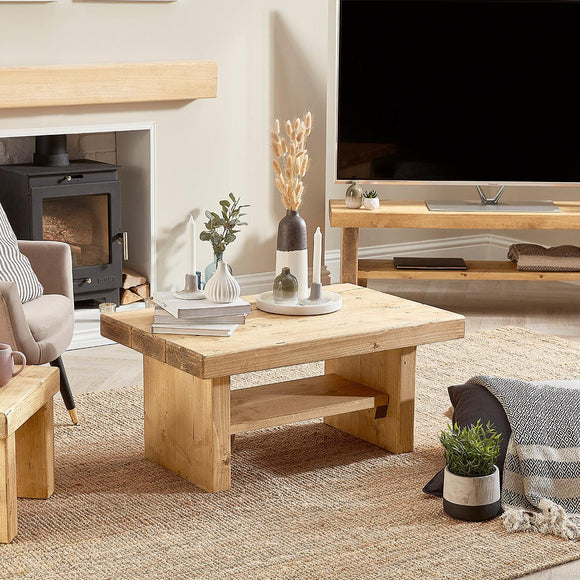 Saltburn Rustic Coffee Table - Off The Grain